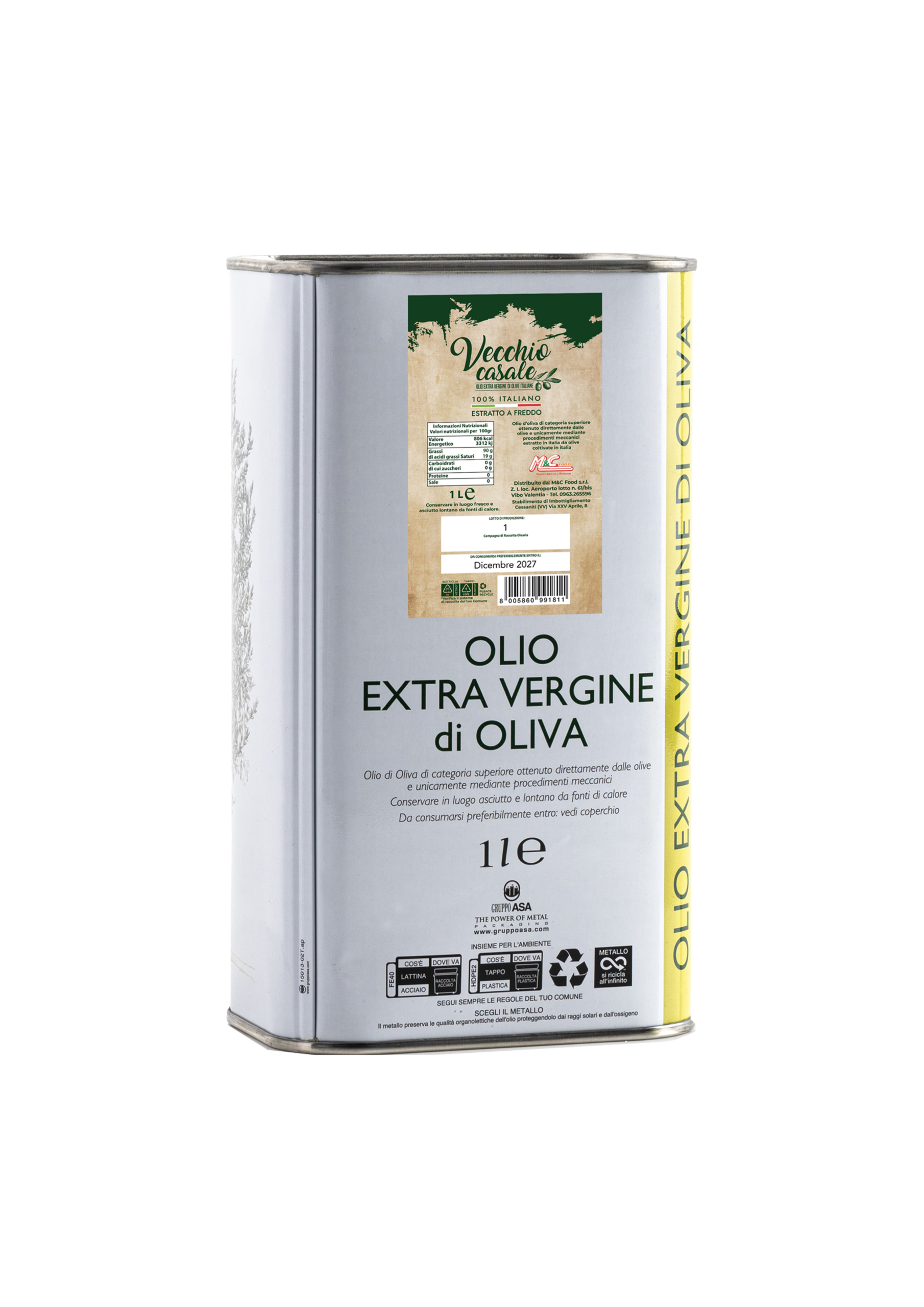Olio d'Oliva, in latta, 1L - immagine 2